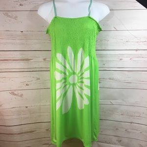 Shoreline Green Flower Dress